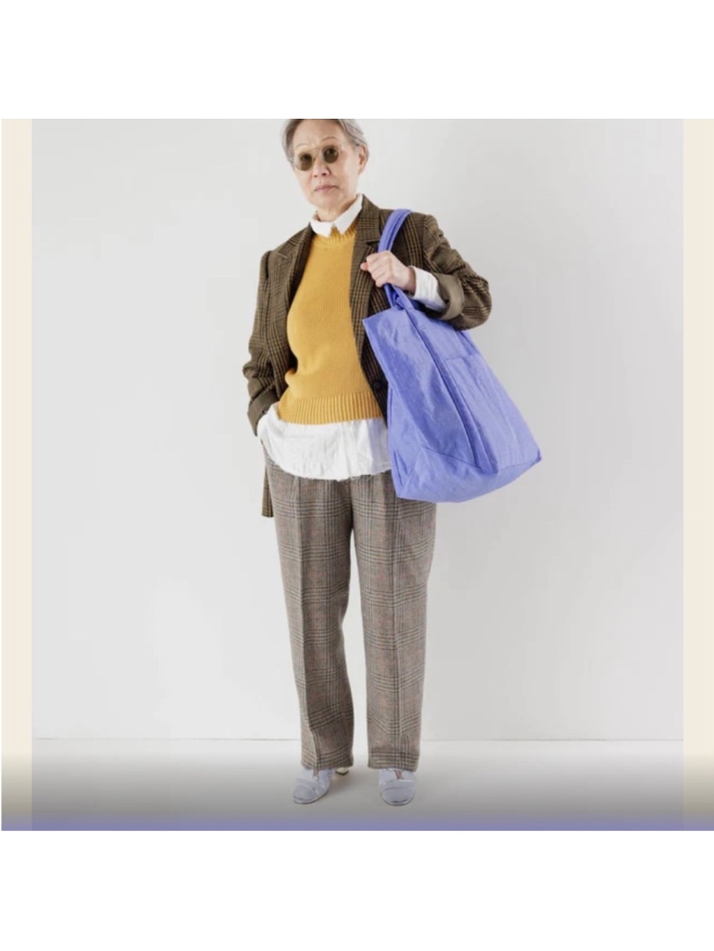 Baggu bluebell travel cloud tote - Picture 2 of 5